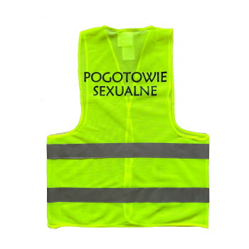 [Km09] Kamizelka odblaskowa POGOTOWIE SEXUALNE